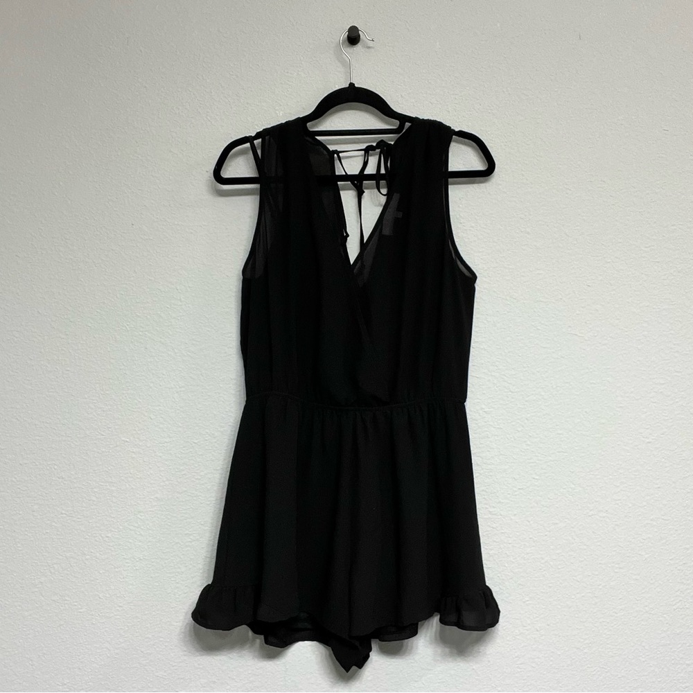 Astr the Label Black Romper